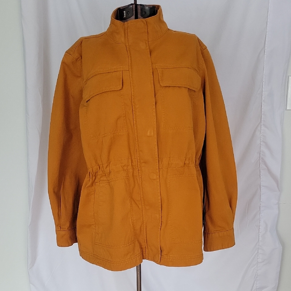 GAP Utility Jacket XL Yellow Brown